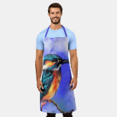 Tablier Beau Apron Kingfisher Bird (Porté)