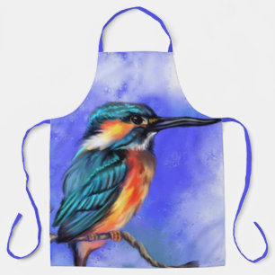 Tablier Beau Apron Kingfisher Bird