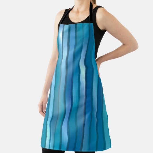 Tablier Beau arrière - plan vertical abstrait bleu avec l (Insitu)