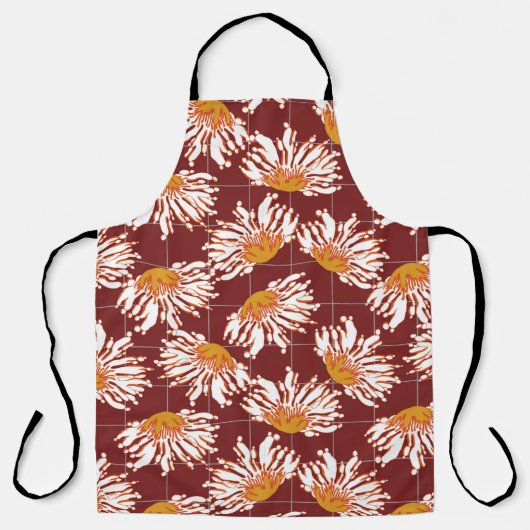 Tablier Beau art motif abstrait (Recto)