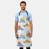 Tablier Beau bébé motif sans soudure avec mignonette (Porté)