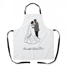 Beau Black Love Apron