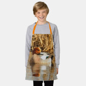 Tablier Beau canard éponge à l'étang de l'Eurasie (Porté)