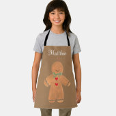 Tablier Beau Cartoon Gingerbread homme Noël hiver (Insitu)