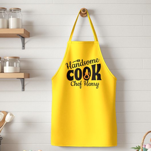 Tablier beau chef cuisinier génial