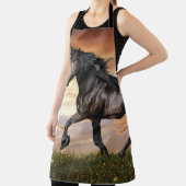 Tablier Beau Cheval Noir (Insitu)