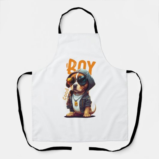 Tablier Beau Chien Chien Cute Chiot (Recto)