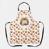 Tablier Beau Citrouille de Thanksgiving d'automne (Recto)