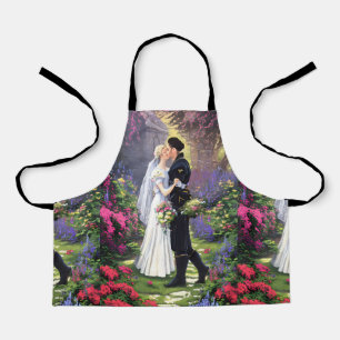 Tablier Beau Couple dans le Parc