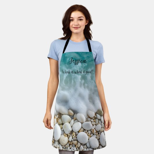 Tablier Beau effet balnéaire dans le minimalisme Pastels (Porté)