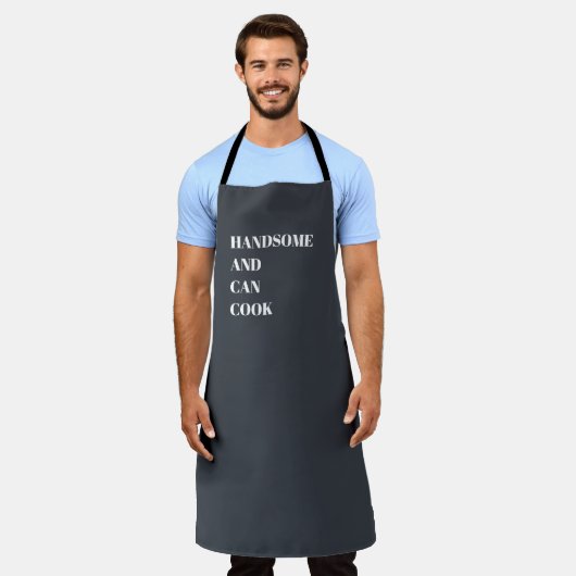 Tablier Beau et cuisinière (Porté)