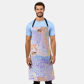Tablier Beau léopard Motif sans mer illustration Ar (Porté)