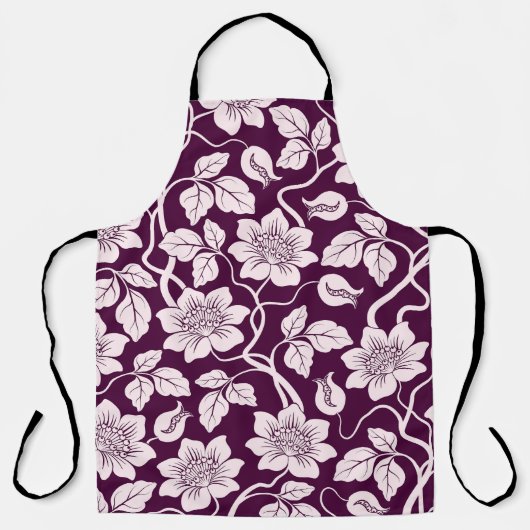 Tablier Beau motif floral (Recto)