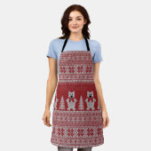 Tablier Beau Noël polaire Bear Apron (Porté)