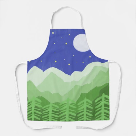 Tablier beau paysage art (Recto)