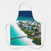 Tablier Beau Paysage De Plage (Recto)