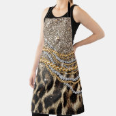 Tablier Beau poster de animal léopard tendance (Insitu)