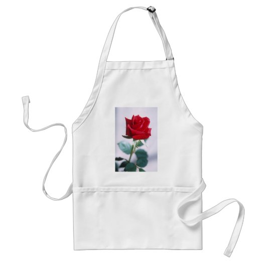 Tablier Beau rose rouge (Devant)