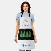 Tablier Beauté de campagne pour les vacances d'hiver (Porté)
