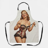 Tablier Beauté des épingles rétro 50's (Recto)