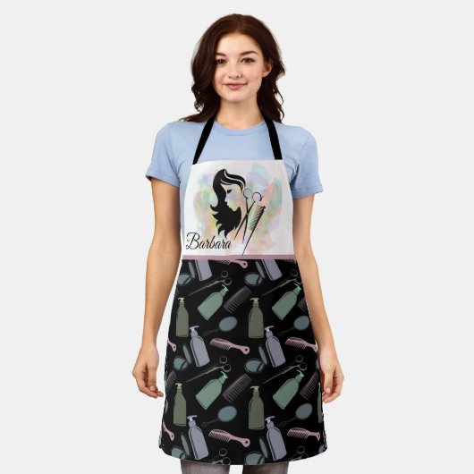 Tablier Beauticiens personnalisés (Porté)