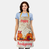 Tablier Beautiful Modern Happy Thanksgiving Fall (Porté)