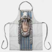 Tablier Beaux Arts Walrus Sculpture Monogramme personnalis (Recto)