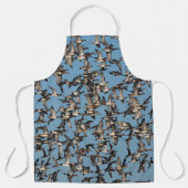 Tablier Beaux canards d'hiver en vol (Recto)
