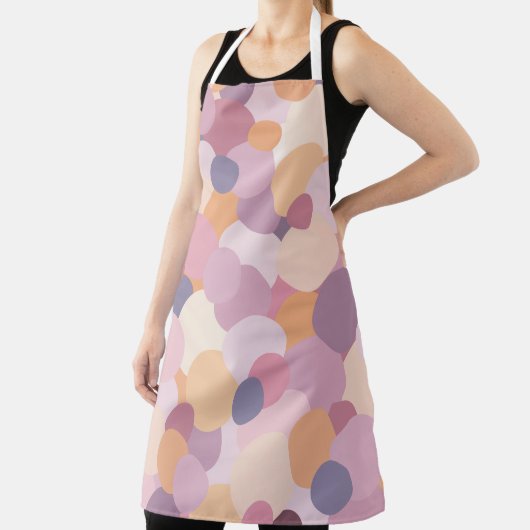 Tablier Beaux cercles roses (Insitu)