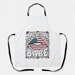 Tablier Bébé Américain Design de gravure vintage patriotiq