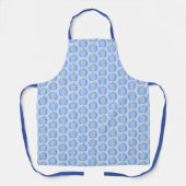 Tablier Bébé Bleu mignon Citrouille Motif (Recto)