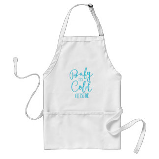 Tablier Bébé c'est extérieur froid