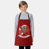 Tablier Bébé de Noël mignon avec Apron présent (Porté)