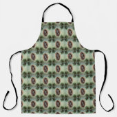 Tablier Bébé écureuils gris Noël (Recto)