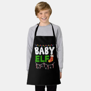 Tablier Bébé Elfe Noël Conception de vacances-84608