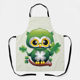 Tablier Bébé Hibou Mignon St Patrick Dessin Animé