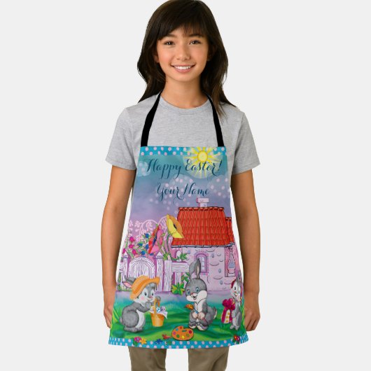 Tablier Bébé lapin petit (Insitu)