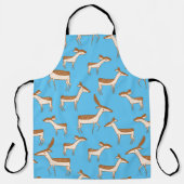 Tablier Bébé mignon cerf et famille (Recto)