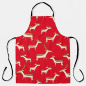 Tablier Bébé mignon cerf et famille (Recto)