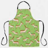 Tablier Bébé mignon cerf et famille (Recto)