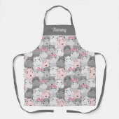 Tablier Bébé mignon Hippopotame Apron (Recto)