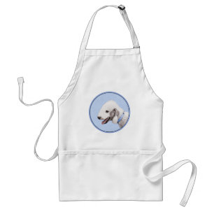 Tablier Bedlington Terrier Peinture - Art Chien original
