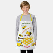 Tablier Bee Happy Bees and Honey Kids' (Porté)