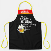 Tablier Beer Lover Apron - Funny Custom Chef Gift Men (Recto)