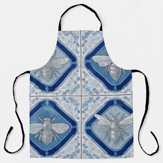 Tablier Bees & Tiles Heritage - Apron (Recto)