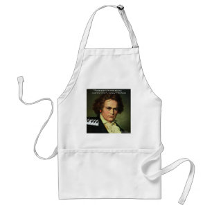 Tablier Beethoven & Poets/Gems Quote Gifts Tees & Cards