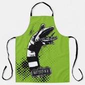 Tablier Beetlejus | Illustration du ver de sable (Recto)