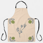 Tablier beige floral (Recto)