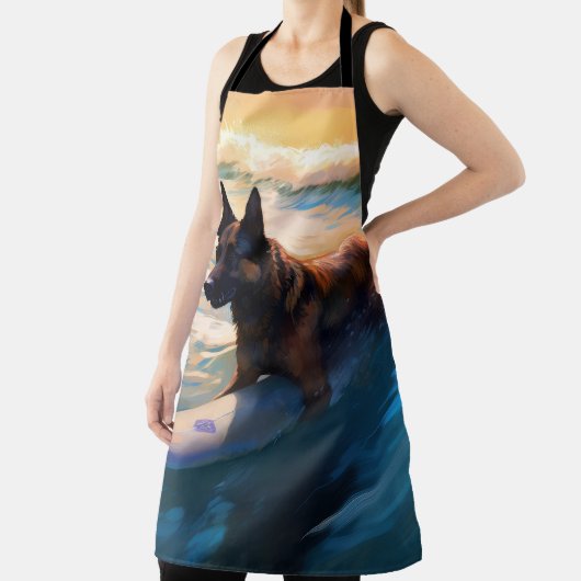 Tablier Belge Shepherd Beach Surf Peinture (Insitu)