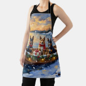 Tablier Belgian Malinois Christmas Boat Holiday (Insitu)